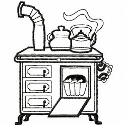 Kitchen And Tools Equipment Embroidery Design 7